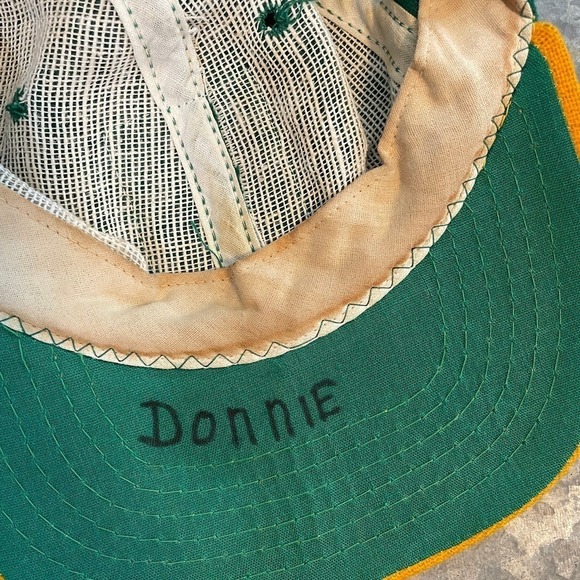 Vintage New Era Oakland A's Athletics Fitted Hat Cap 60s USA 6 1/2, 6 5/8, 6 3/4 - Picture 10 of 11